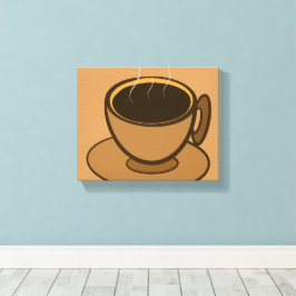 Toile Mid Century Moderne Brown Cosy Coffee Cup