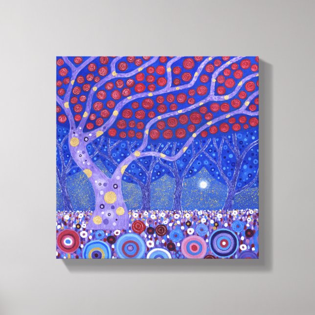 Toile Midnight Garden 2010 (Recto)