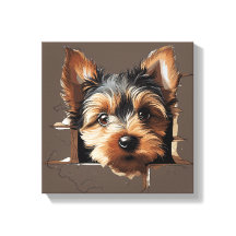 Mignonne et drôle visage de chiot