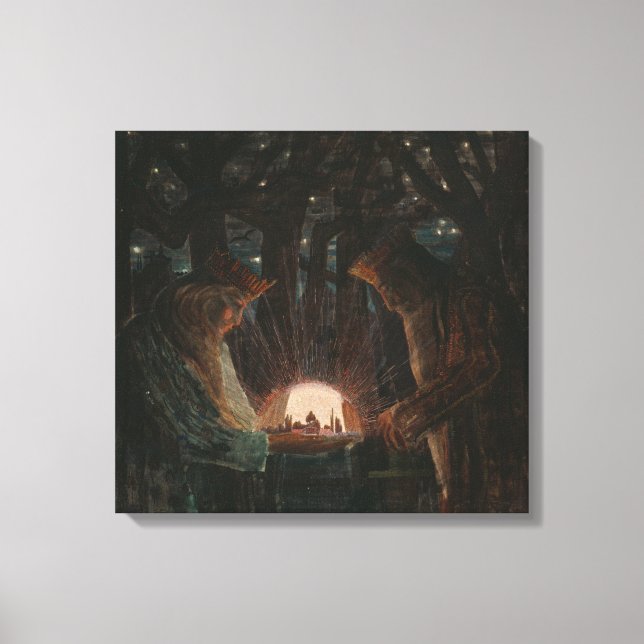 Toile Mikalojus Konstantinas Ciurlionis Conte d'équité K (Recto)