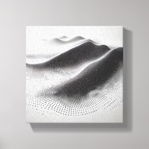 Toile Minimaliste Moderne Abstrait À Points Paysage - 3D
