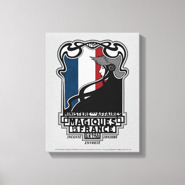 Toile Ministère des affaires Magiques de la France (Recto)