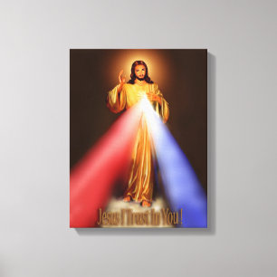 Toile Miséricorde Divine Jésus J'Ai Confiance En Vous Im