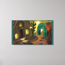 Toile Mission espagnole Art Abstrait Sud-Ouest