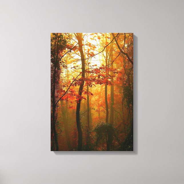 Toile Misty Autumn Morning Canvas (Recto)