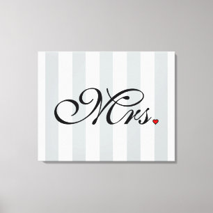 Toile Mme Femme Mariée Cliquer pour Customiser des bande