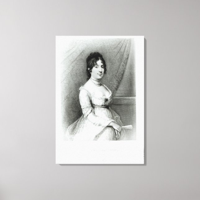 Toile Mme James Madison, Dolley Payne, c.1804-55 (Recto)