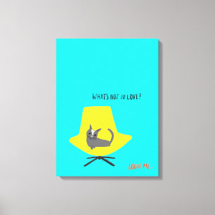 Toile Mod Cats - Qu'est-ce qu'il ne faut pas aimer ?