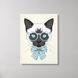 Toile Mode Smart de chat siamois