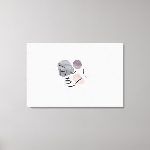 Toile Modèle de mode de visage femme