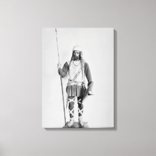 Toile Modèle d'un guerrier franque