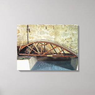 Toile Modèle d'un pont d'oscillation