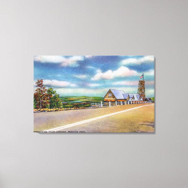 Toile Mohican Trail approchant Point de Recherche Scène (Recto)