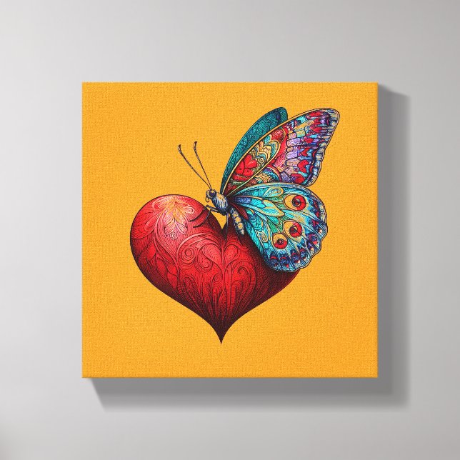 Toile Mon Coeur Est Le Vôtre (Recto)