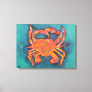 Toile Mon crabe
