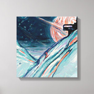 Toile Mon futur chez soi dans l'espace