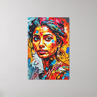 Toile Mon pinceau art numérique