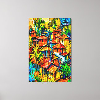 Toile Mon pinceau art numérique