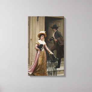 Toile Mon voisin de la porte suivante (couple de flirts)