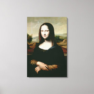 Toile Mona Lisa, copie de la peinture par Leonardo DA