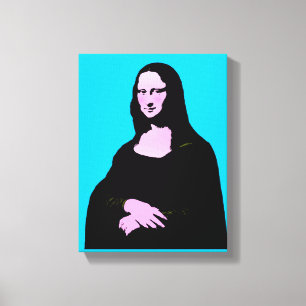 Toile Mona Lisa Pop Art Style