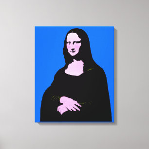 Toile Mona Lisa Pop Art Style