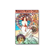 Monaco Monte Carlo par Alphonse Mucha