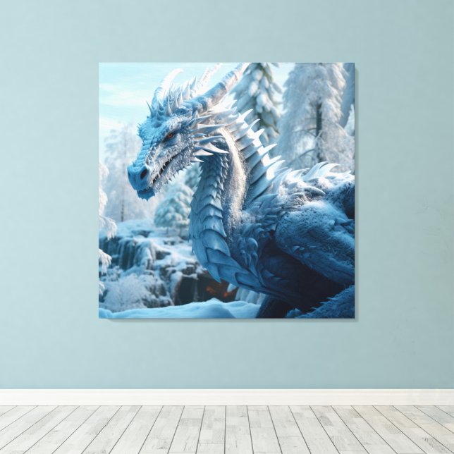 Toile Monde des Dragons (Insitu (Plancher de Bois))