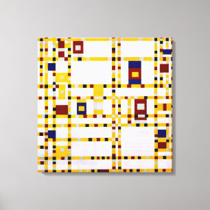 Toile Mondrian - Broadway Boogie Woogie