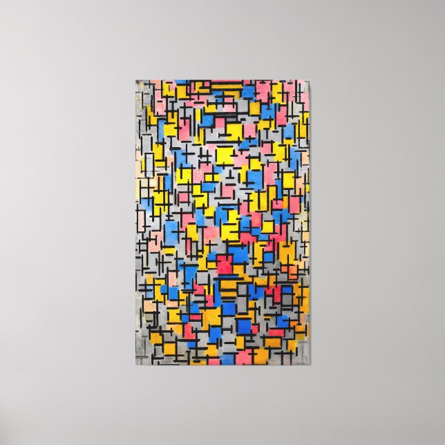 Toile MONDRIAN - COMPOSITION (composition) - 1916 - (Recto)