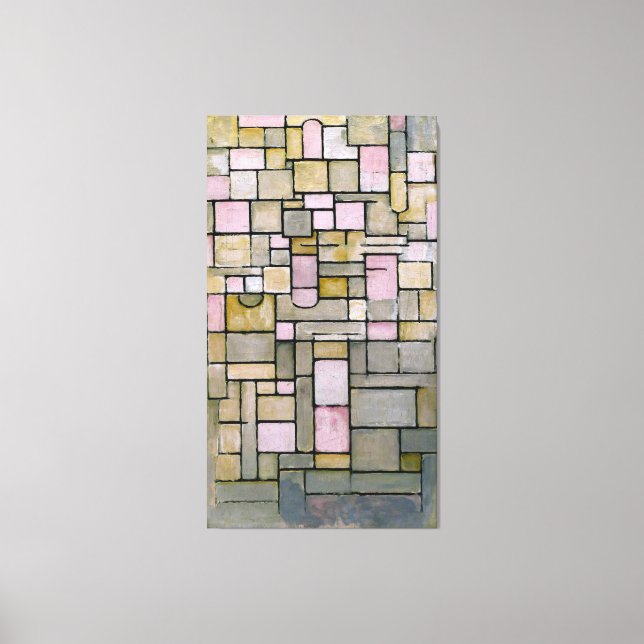 Toile MONDRIAN - COMPOSITION No III COMPOSITIE 8 - 1914 (Recto)