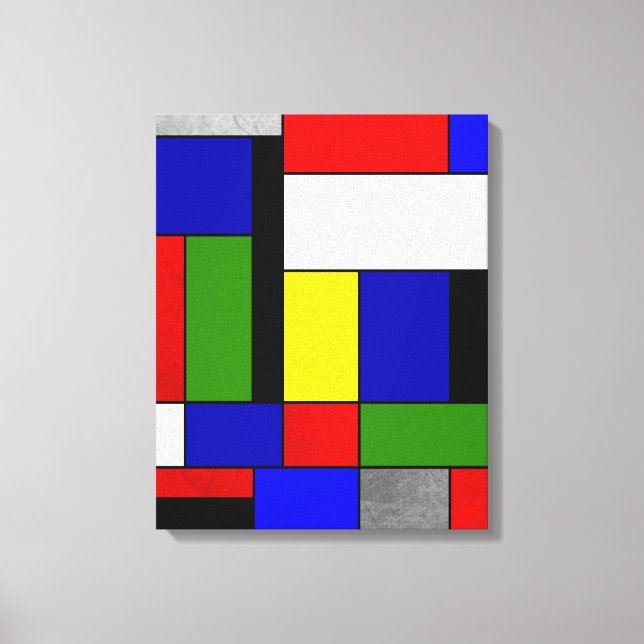 Toile Mondrian n° 4 (Recto)