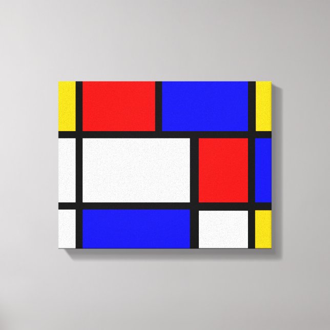 Toile Mondrian style (Recto)