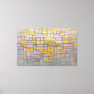 TOILE MONDRIAN - TABLEAU N° 2 COMPOSITION N° V - 1914