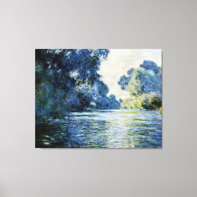 Toile Monet - Bras de Seine à Giverney, (Recto)
