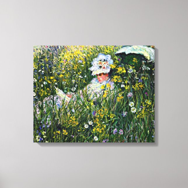 Toile Monet - Dans le pré (Recto)