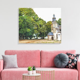 Toile Monet - Le tableau de la chapelle Notre-Dame,