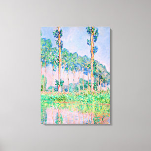Toile Monet - Peupliers, Effet Rose