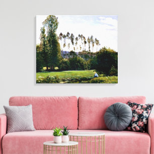 Toile Monet - Vue sur Rouelles Le Havre