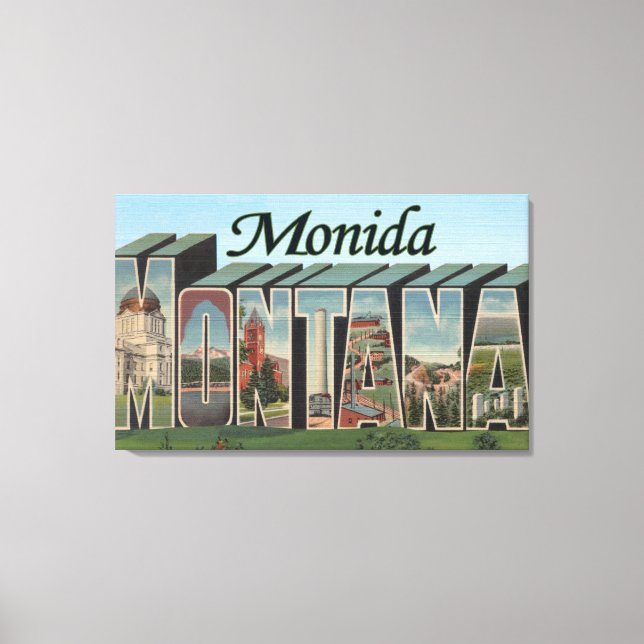 Toile Monida, Montana (Recto)