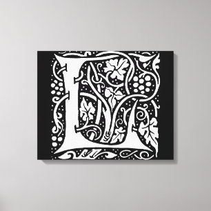 Toile Monogramme vintage L Art Nouveau