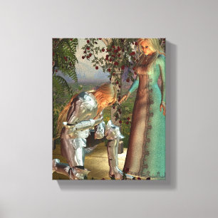 Toile Monsieur Launcelot et Reine Guinevere