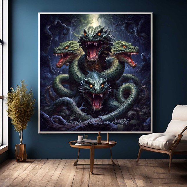 Toile Monstre du Serpent Dragon (Créateur téléchargé)