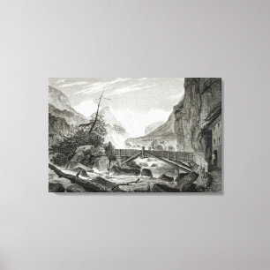 Toile Mont Blanc des bains de St Didier