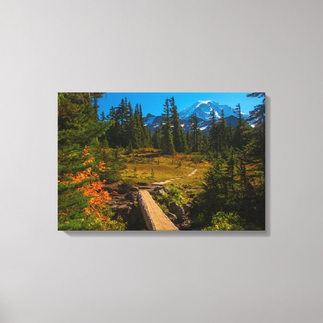 Toile Mont Rainer, Spray Park automne (Recto)