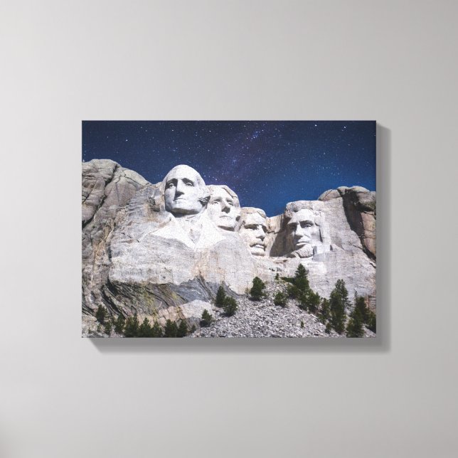 Toile Mont Rushmore Timelapse Sky (Recto)