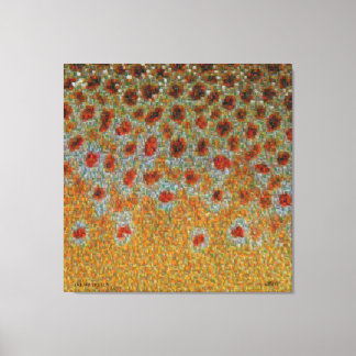 Toile Montage de la peau de truite - truite Brown