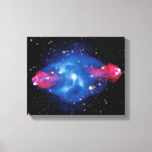 Toile Montage en rayons X de la galaxie Cygnus A dans l'