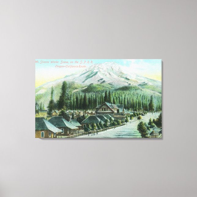 Toile Montagne de Southern Pacific Railroad (Recto)