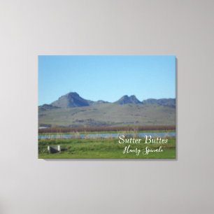 Toile Montagne de Sutter Buttes